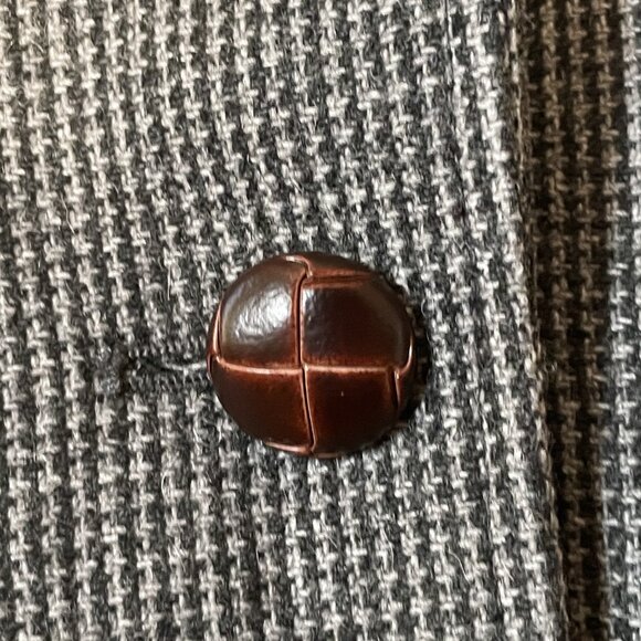 Barbour Ladies Blazer Jacket Wool Houndstooth Tweed US 6 UK 10 - Picture 6 of 9